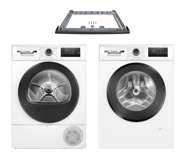 ZESTAW Bosch Suszarka WTH85V9FPL+Pralka WAN2425MPL+Łącznik WTZ2741 - 1551488 - zdjęcie